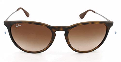 Ray-Ban Erika Classic Gafas de sol, Marrón (Tortoise/Gunmetal/Brown Gradient), 54 Unisex-Adulto