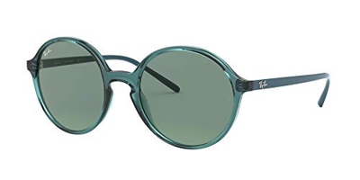 Ray-Ban 0RB4304 Gafas de sol, Transparente Turquoise, 52 para Mujer
