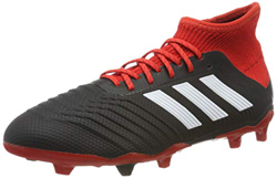 Botas de fútbol para terreno firme Adidas Predator 18.1 en negro para niños precio