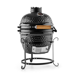 Klarstein Princesize Parrilla Kamado Cerámica 11" Ahumador BBQ negro (10029123) en oferta