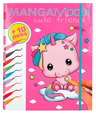 MANGAModel Cute Friends Kreativmappe Malen + Stifte Geschenkset Depesche 8766