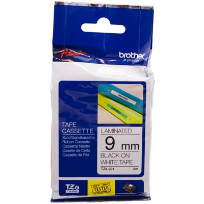 Brother Cinta Rotuladora Blanco / Negro