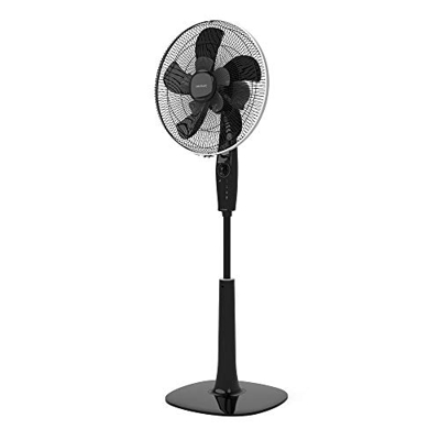Ventilador de pie - Cecotec Forcesilence 1020 Extremeflow, 10 aspas, 3 velocidades, 60 W, Negro | MediaMarkt
