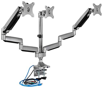 IB-MS505-TI 81,3 cm (32") Abrazadera Negro, Plata, Soporte
