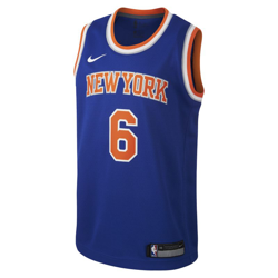 Kristaps Porziņģis New York Knicks Nike Icon Edition Swingman Camiseta de la NBA - Niño/a - Azul características