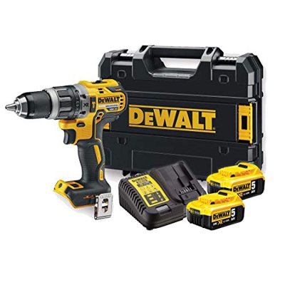 Dewalt DCD796P2 18v Li-Ion XR Brushless Compact Combi Drill - 2x 5.0Ah Batteries