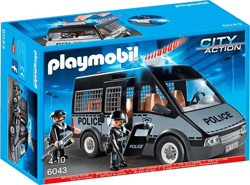 Playmobil City Action - Furgón de policía con luz y sonido (6043) características