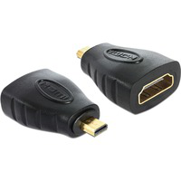 HDMI micro D/HDMI A HDMI mirco D Negro, Adaptador en oferta