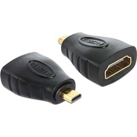 HDMI micro D/HDMI A HDMI mirco D Negro, Adaptador