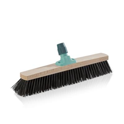 Leifheit Outdoor Broom Xtra Clean 50 Cm Natural Hair House Brush Wood MINT Green en oferta