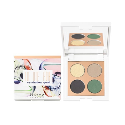 To Die For Eyeshadow Quad Fashion Paragon #Fef7dd