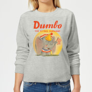 Sudadera Disney Dumbo Flying Elephant - Mujer - Gris - 4XL - Gris en oferta