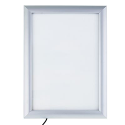 Marco cuadro iluminado por LED PrimeMatik, A2 454x630mm para cartel anuncio letrero precio