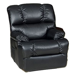 Sillón Relax Deluxe Masaje Reclinable, Calor Lumbar, 8 Motores De Vibración, (Negro) precio