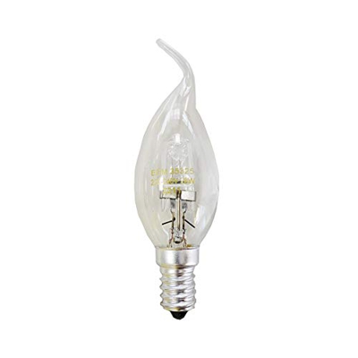 Bombilla halógena vela bohemia energy saver E14 28w (equ. 40w) clara EDM