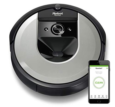 iRobot Roomba i7156 Robot Aspirador Adaptable al hogar, Ideal para Mascotas, Alta Potencia de succión con 2 cepillos de Goma, con conexión WiFi y prog