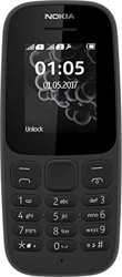 MĂłvil Senior Nokia 105 (2017) Negro Dual sim 1.8'' Radio fm Juego Snake Xenzia y BaterĂ­a de Larga DuraciĂłn en oferta