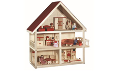 Casa de muñecas roba, villa de muñecas con muebles y muñecas, juguete para n características