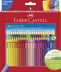 Faber Music Colour Grip colored pencils triangle 48 pieces precio