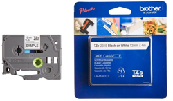 TZE-231S Negro sobre blanco TZe cinta para impresora de etiquetas, Cinta de escritura precio