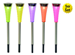 Colorato - 5 varillas LED solares anclaje a tierra precio
