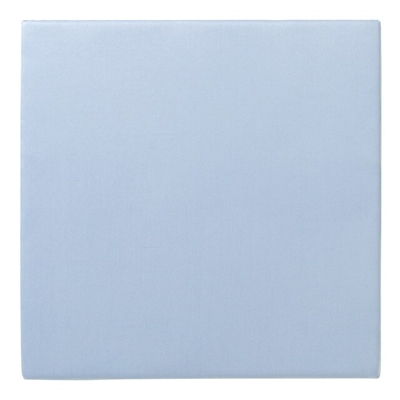 El Corte Inglés - Sábana Bajera Ajustable 300 Hilos Cotton Sateen Azul Cama 135 cm