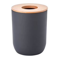 El Corte Inglés - Papelera De Baño Con Tapa De Madera 3L Negro precio