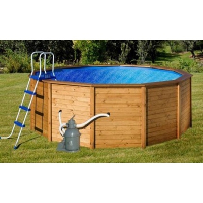 K2O - Piscina Redonda Madera Panelada Ø475 X 127 Cm