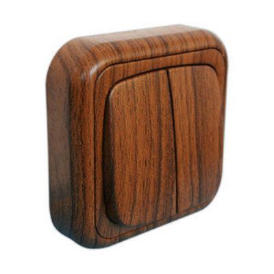 Doble interruptor de superficie 10A/250V~ Electro Dh 36.480/DI 8430552111527