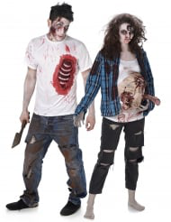 Compra Disfraz de pareja zombie trash Halloween al mejor precio - Shoptize