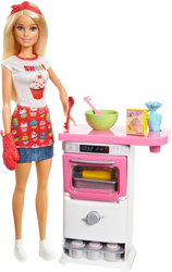 Barbie Career Dolls - Bakery Chef and Playset (FHP57) características