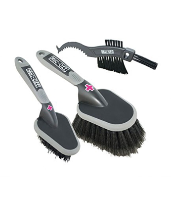 3x Premium Brush Kit Kit de cepillos Negro, Cepillo de limpieza