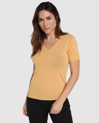 Cappuccini - Jersey Básico De Mujer Con Manga Corta características