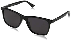 Police - Gafas De Sol De Hombre Square De Acetato En Negro Con Detalle De La Marca en oferta