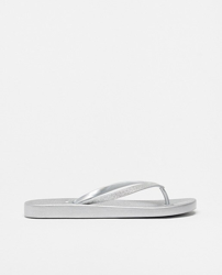 Compra Sfera - Chanclas De Mujer Plata Con Purpurina al mejor precio -  Shoptize