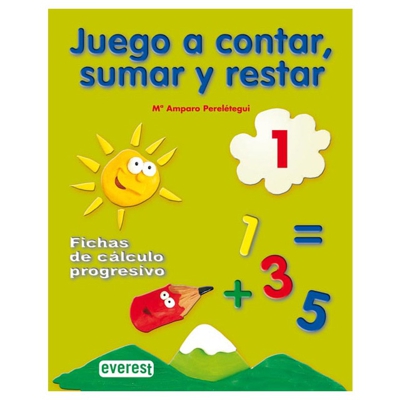 Juego a contar, sumar y restar 1. Fichas de cálculo progresivo (Tapa blanda)