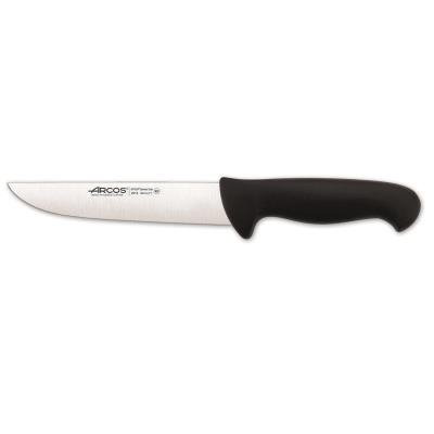 Cuchillo de carnicero Arcos Colour - Prof  291625 de acero inoxidable y mango ergonómico - Negro