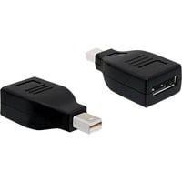 Displayport Adapter Displayport mini M Displayport FM Negro, Adaptador en oferta