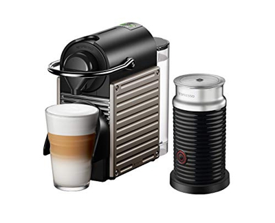 Nespresso Pixie & Aeroccino XN305T, Cafetera de cápsulas