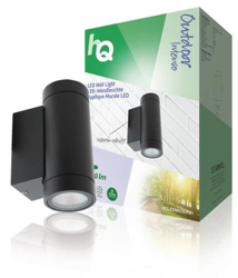 HQ Luz de pared LED para exteriores de diseño redondo y color antracita, diseño moderno, protección IP54 en oferta