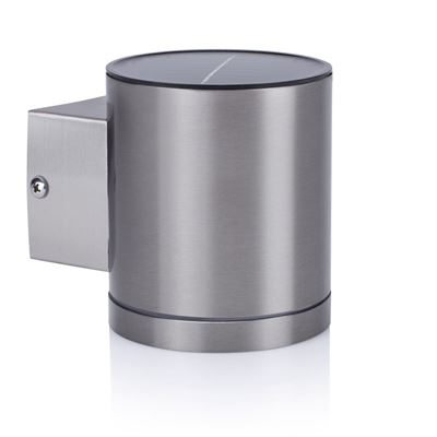 Lámpara solar de pared Smartwares, con sensor 0.5 W plata GWS-001-DS