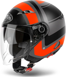 Airoh City One Wrap Casco Jet Negro Naranja L características