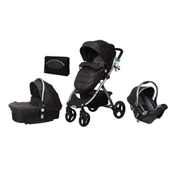 Playxtrem - Coche De Paseo Trío Skyline Irongate Negro en oferta