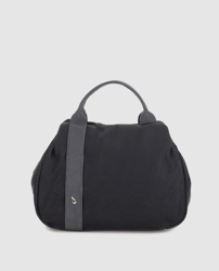 Abbacino - Bolso De Mano De Piel Vacuna En Negro Con Cremallera precio