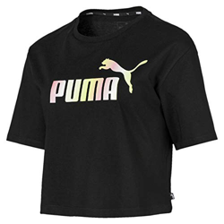 Puma ESS+ Cropped Logo T-Shirt negro características