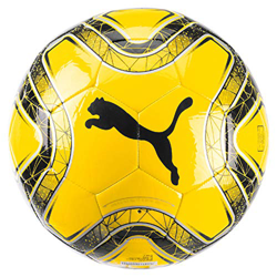 PUMA BVB Final 6 Ball Balón de Fútbol, Adultos Unisex, Cyber Yellow Black, 5 características
