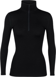 Icebreaker 260 Tech long sleeve half zip Women black características