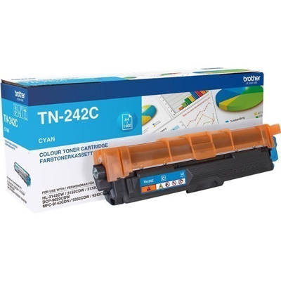 TN-242C cartucho de tóner Original Cian 1 pieza(s)