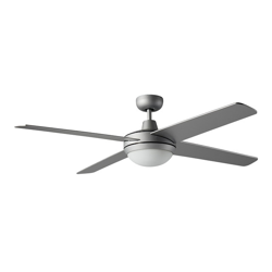 El Corte Inglés - Ventilador De Techo Con Luz LED Integrada Dominicana Níquel en oferta