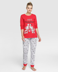 Ver Easy Wear Intimo - Pijama De Mujer Rojo De 101 Dálmatas y sus características Easy Wear Intimo - Pijama De Mujer Rojo De 101 Dálmatas características